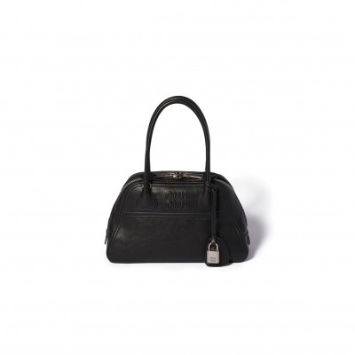 MIU MIU VIVANT NAPPA LEATHER BAG 5BB200 (28*17*9.5cm)